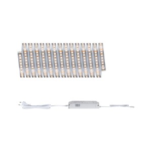 Warmweißer LED-Strip, 0,5m, mit Netzteil. Flexibler LED-Streifen für dimmbares Licht und einfache Montage.