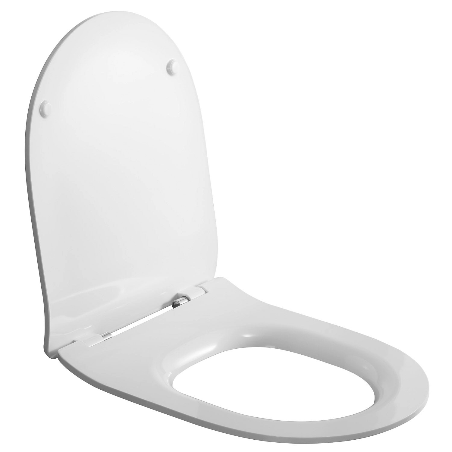 Kronenbach WC-Sitz Tube Slim Weiß mit Absenkautomatik