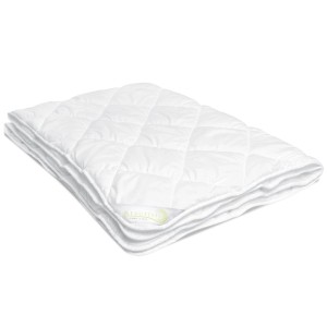 Beautissu Bettdecke & Kissen Set 135x200 + 80x80 – Ganzjahr Allergiker