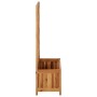 DELUKE Pflanzkasten Mit Spalier WELO Akazienholz Massiv 100x55x28cm Spalier Mit Blumenkasten Hochbeet Mit Rankgitter Rankkasten Gartenspalier_5