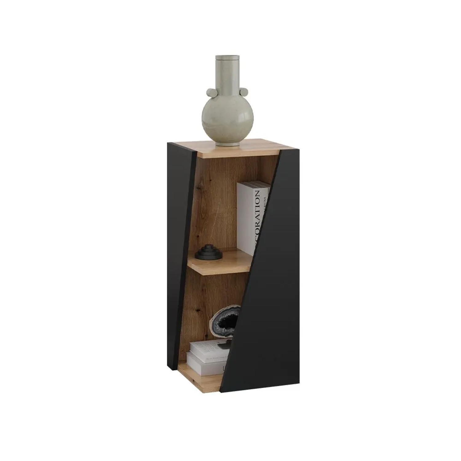 Vicco Midischrank Benno Anthrazit 32 x 71 mit Offenen Ablagen_7