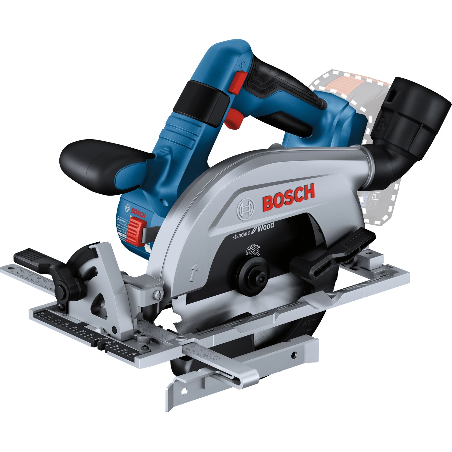 Bosch Professional Akku-Kreissäge GKS 18 V-57-2 Solo günstig online kaufen