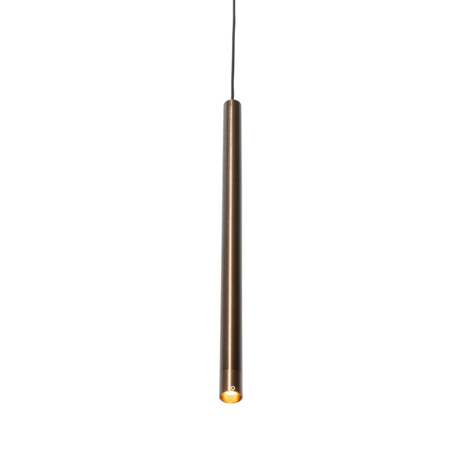 QAZQA Moderne Hängelampe Dunkelbronze für 1-phasiges Schienensystem Iconic Frini