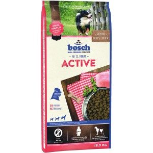 Bosch Active Hunde-Trockenfutter, 15kg Sack für aktive Hunde ab 12 Monaten.