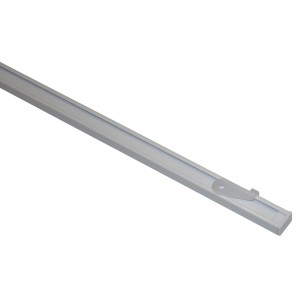 Weiße Gardinia Vorhangschiene Lucy, 1-läufig, 200 cm, mit Zubehör.