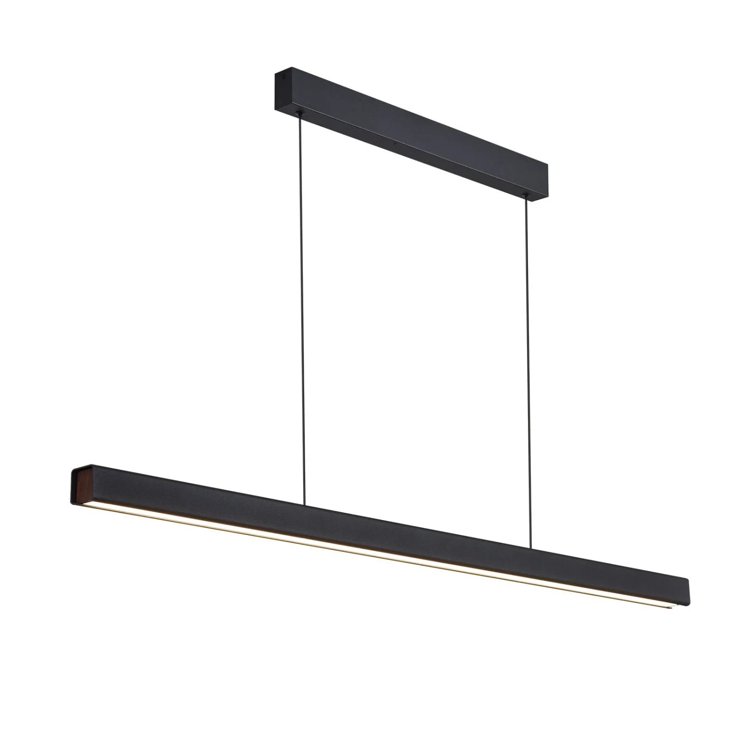 NETTLIFE LED Pendelleuchte Esszimmer Schwarz Linear Dimmbar mit Fernbedienung 108CM 37W Modern CCT