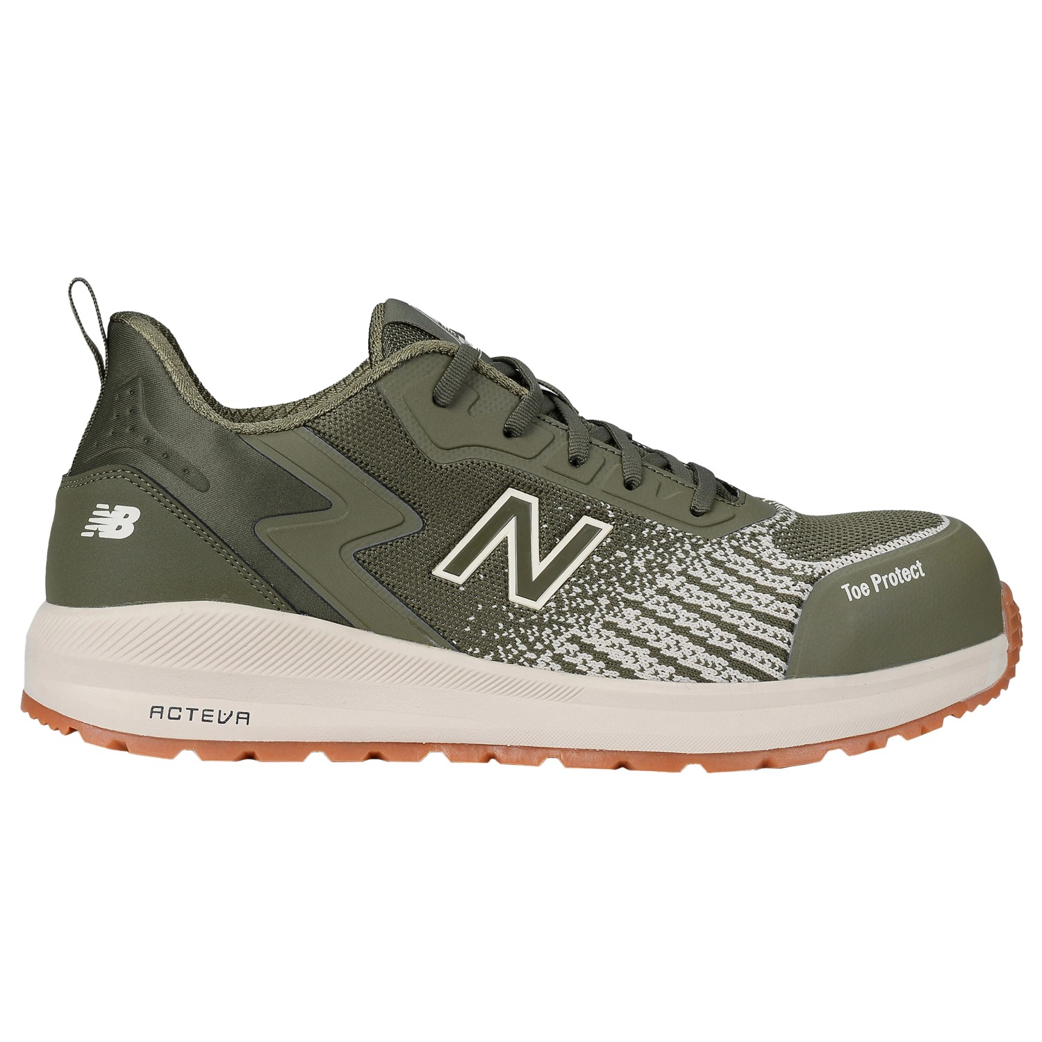 New Balance Sicherheitsschuhe Speedware Olive-Weiß S1 P Gr. 47,5
