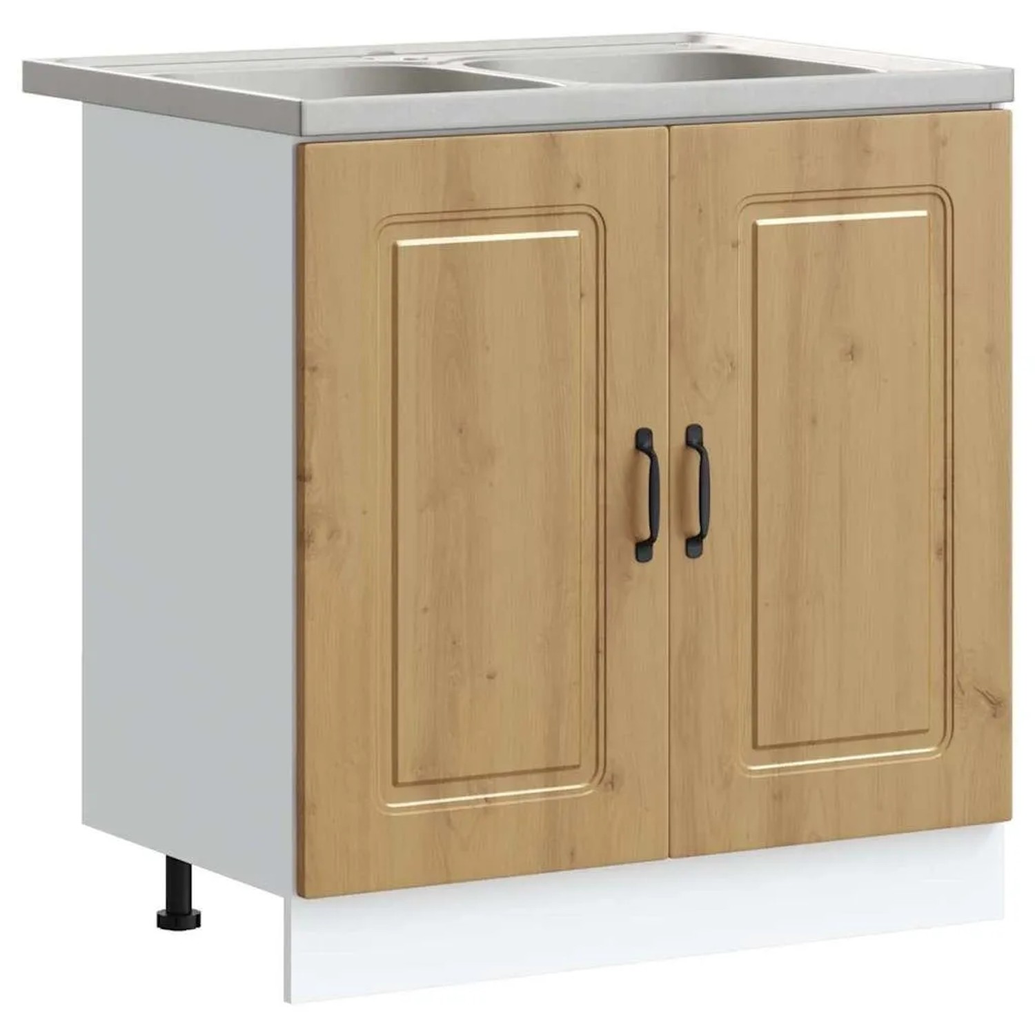 vidaXL Küchenschrank mit Tür Kalmar Artisan-Eiche 80 x 46 x 81,5 cm 3315010