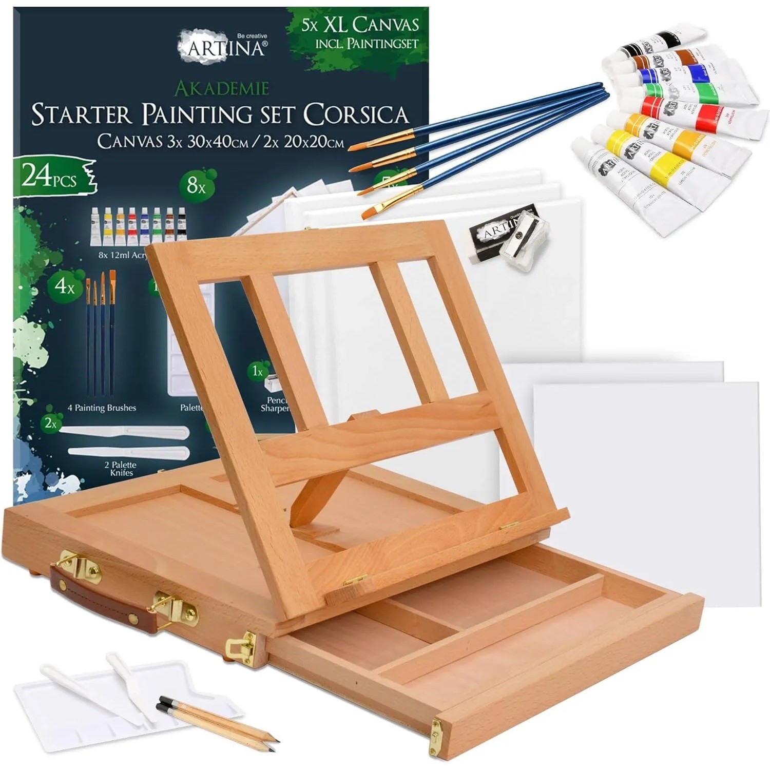 Artina Corsica Malset mit Colmar Staffelei