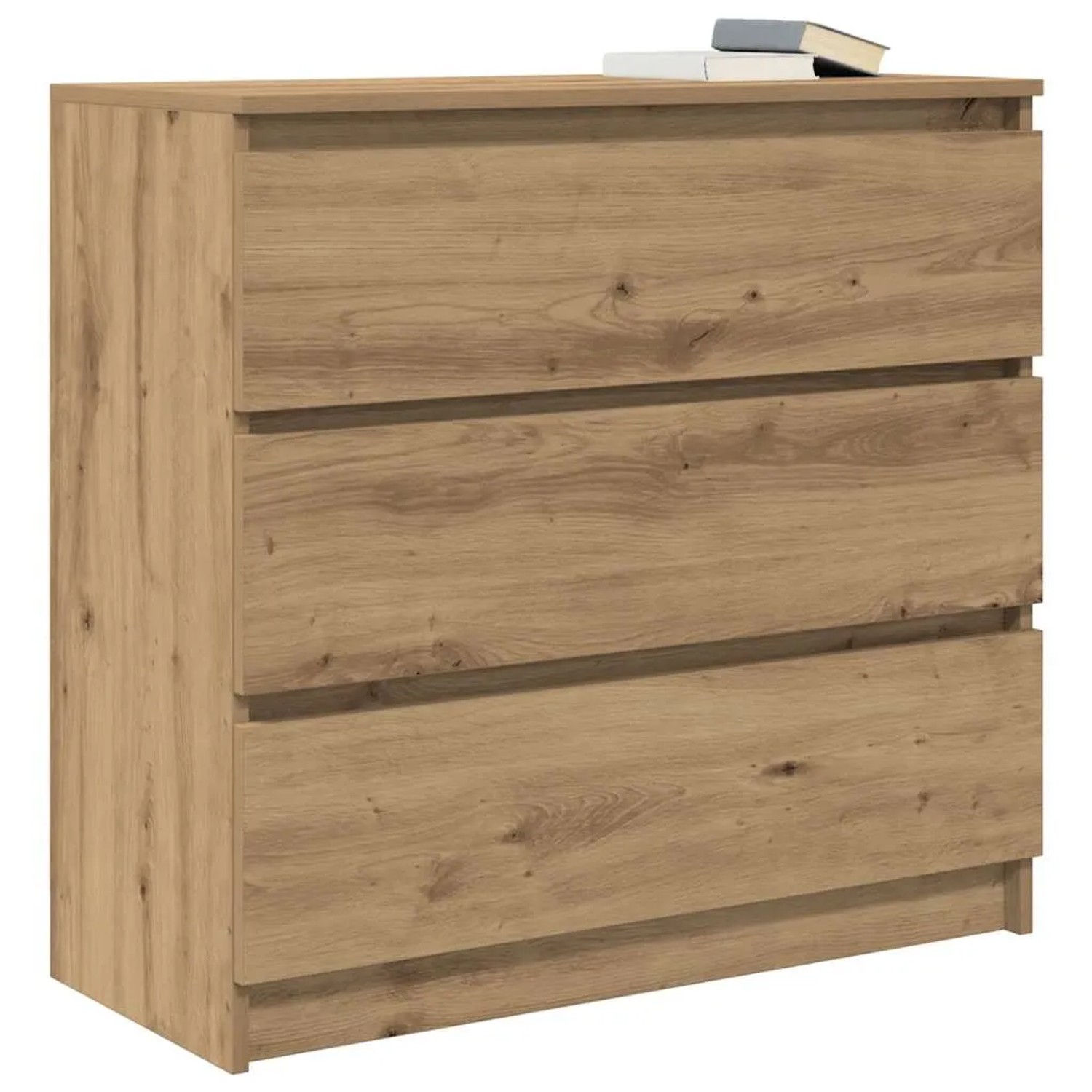 vidaXL Sideboard Artisan-Eiche 80x35x76 cm Holzwerkstoff 861741_4