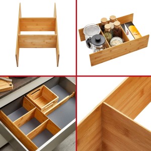 SOTECH ORGA-BOX Schubladen-Einsatz Bambus Geölt 473x273x145 mm Auszugseinsatz