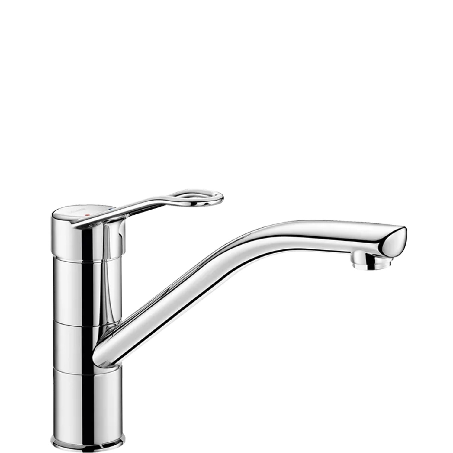 Delabie SPT-Einhebelmischer mit Schwenkauslauf H.155 L.230, Bügelgriff