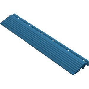 Blaues Florco Kunststoff-Seitenteil im 4er-Pack für 40x40 cm Klickfliesen.