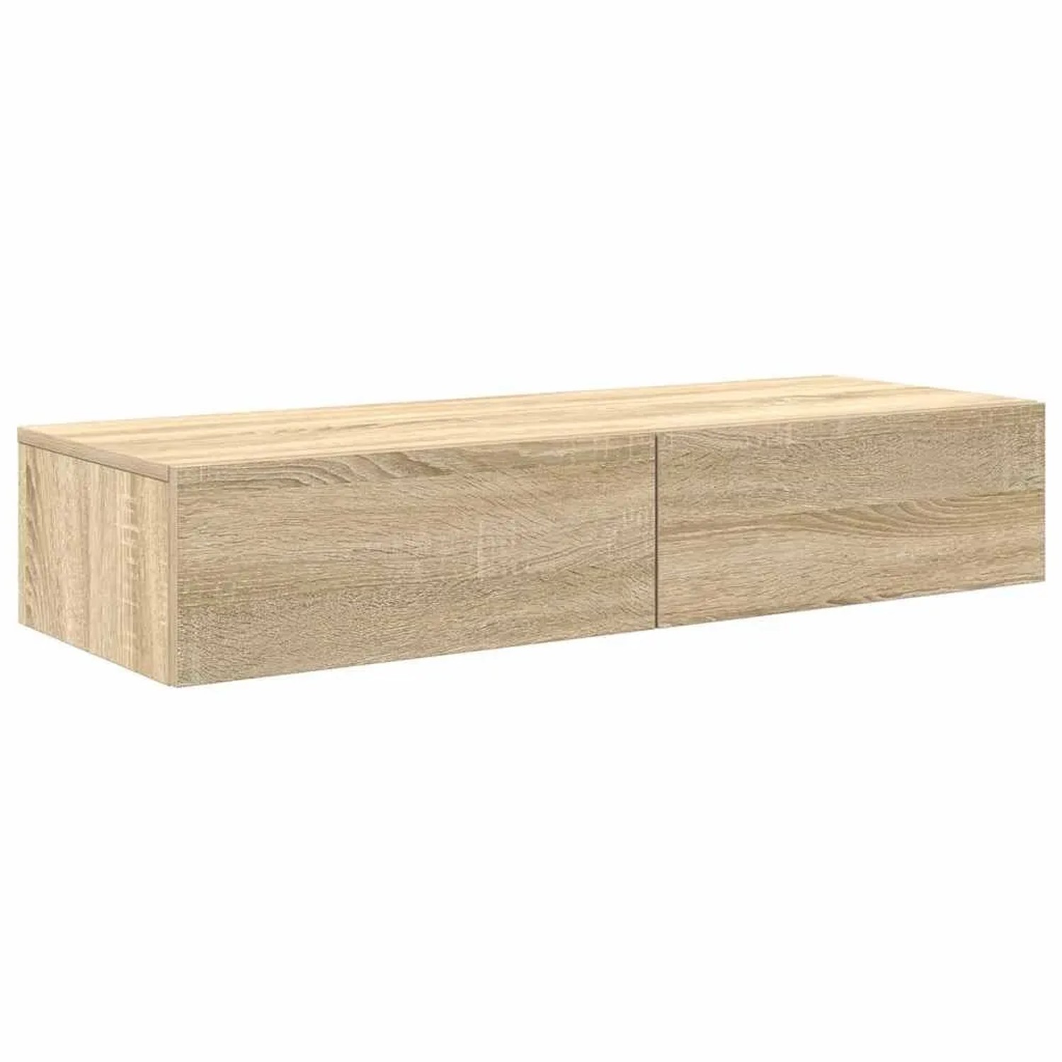 vidaXL Wandregal mit Schubladen Sonoma-Eiche 100x36x19cm Holzwerkstoff 8599 günstig online kaufen