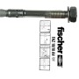 Fischer Bolzenanker FAZ II 12/10 aus Stahl, geeignet für Dübel-Befestigungen.