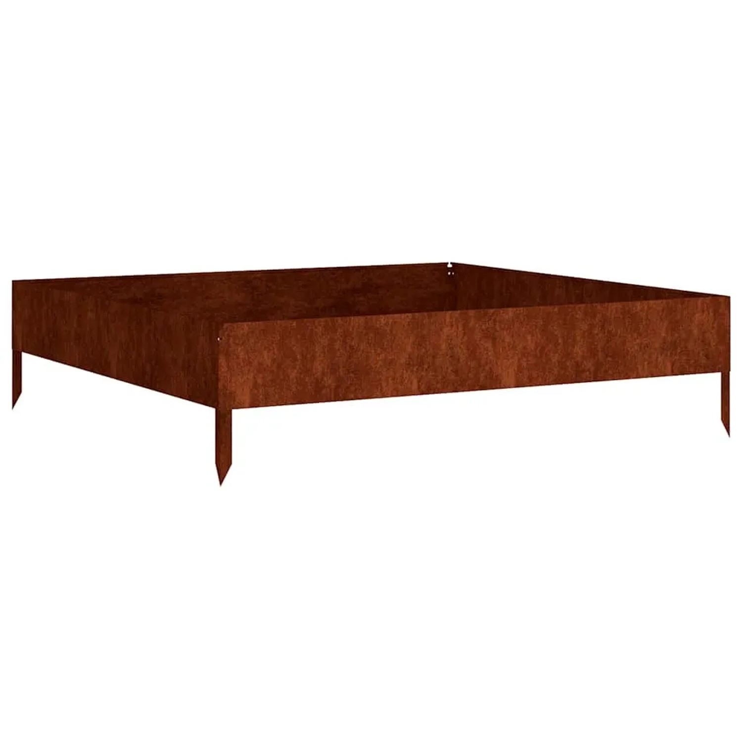 vidaXL Hochbeet 100x100x26 cm Cortenstahl 824514