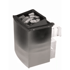 Chillroi 38mm Saunahaus Melo 6 Inklusive Ofen 9kW Integrierte Steuerung Hellbraun
