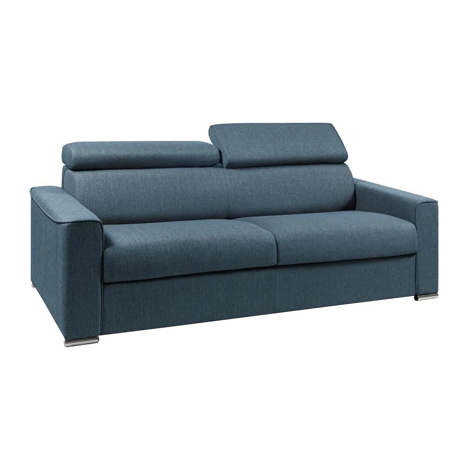 Vente-unique Schlafsofa Vizir Blau 216 cm