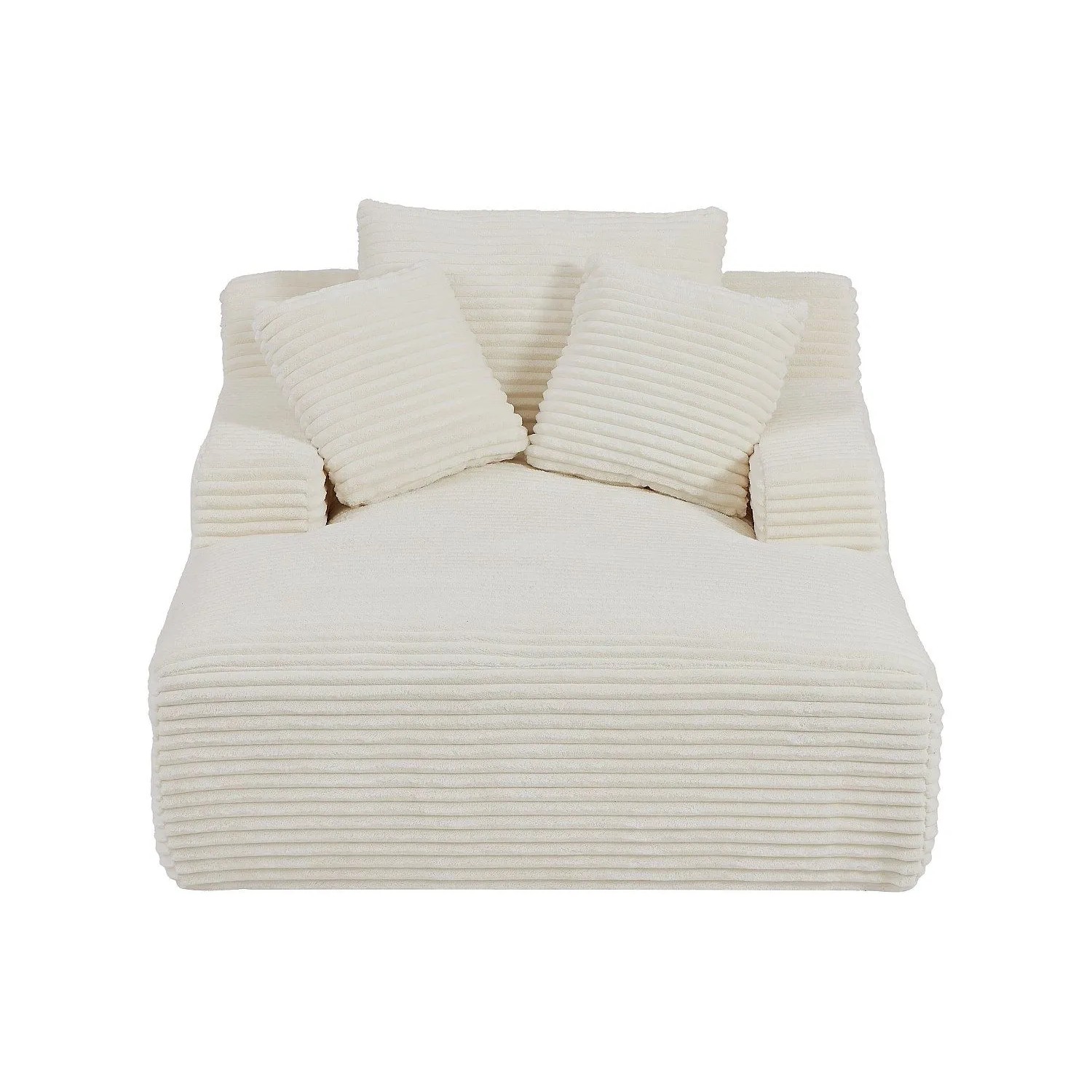 Vente-unique Recamiere Ohne Schlaffunktion Donilia Beige 120 cm