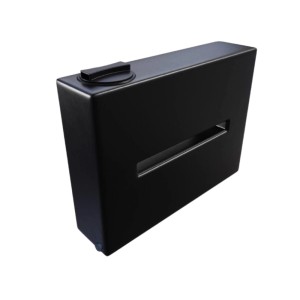 KMND 80L Rechteckig Trinkwasser Wassertank V Schwarz