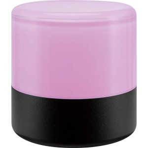 LED Akku-Tischleuchte Tropea mit Regenbogen-Effekt, Ø 9,5 cm, für Innen & Außen.
