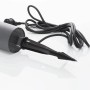 Lucande Anton LED Gartenstrahler aus Aluminium, alufarben, mit Erdspieß und Kabel.