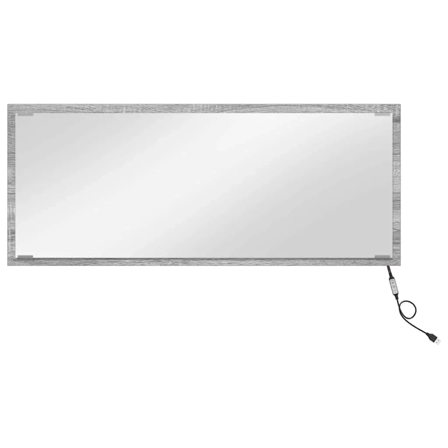 vidaXL Spiegel Graues Sonoma 90 x 8,5 x 37 cm Holzwerkstoff 822818