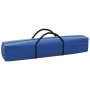 Verpacktes, blaues Falt-Partyzelt vidaXL 3x6 m mit Tragegriffen.