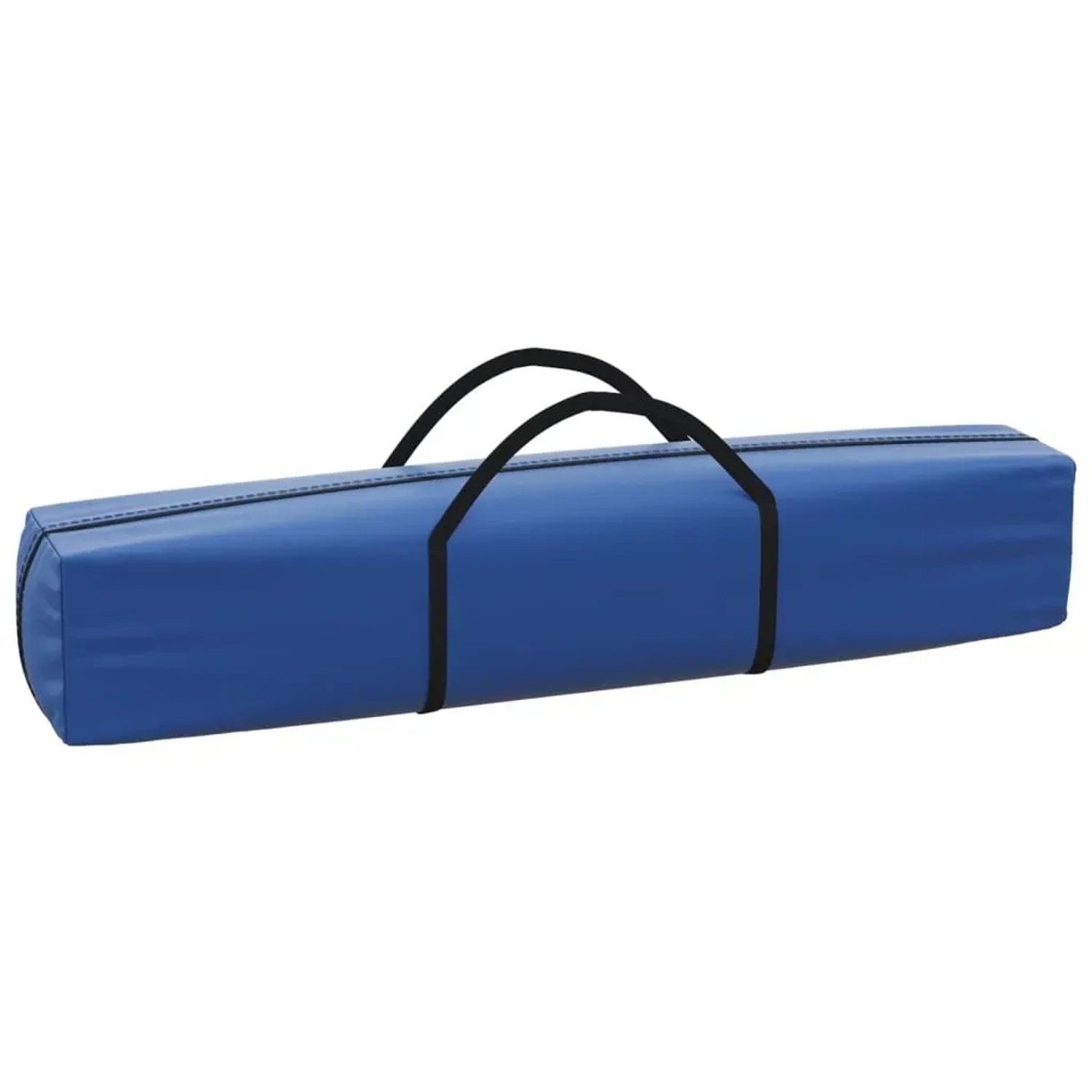 Verpacktes, blaues Falt-Partyzelt vidaXL 3x6 m mit Tragegriffen.