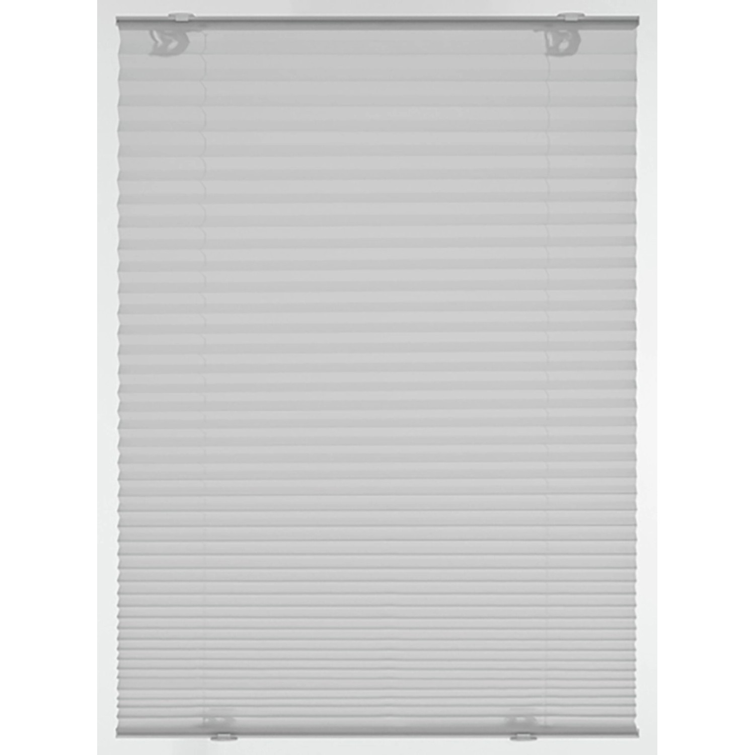 Gardinia Dachfenster-Plissee mit Saugnäpfe 50,3 cm x 122 cm Grau günstig online kaufen