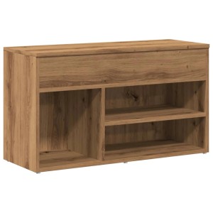 vidaXL Schuhbank Artisan-Eiche 80x30x45 cm Holzwerkstoff 856757