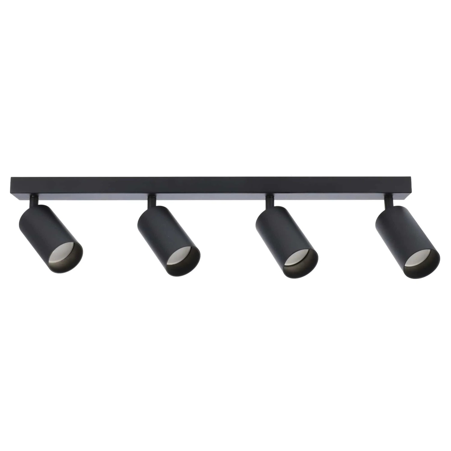 EDO Deckenstrahler GU10 4-Flammig Schwarz Moderne Deckenlampe Spot Drehbar Schwenkbar MALGA
