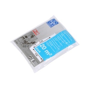 Verpackte LUX Abdeckplane 4x5m, Bauplane zum Schutz vor Farbe, Schmutz und Nässe.