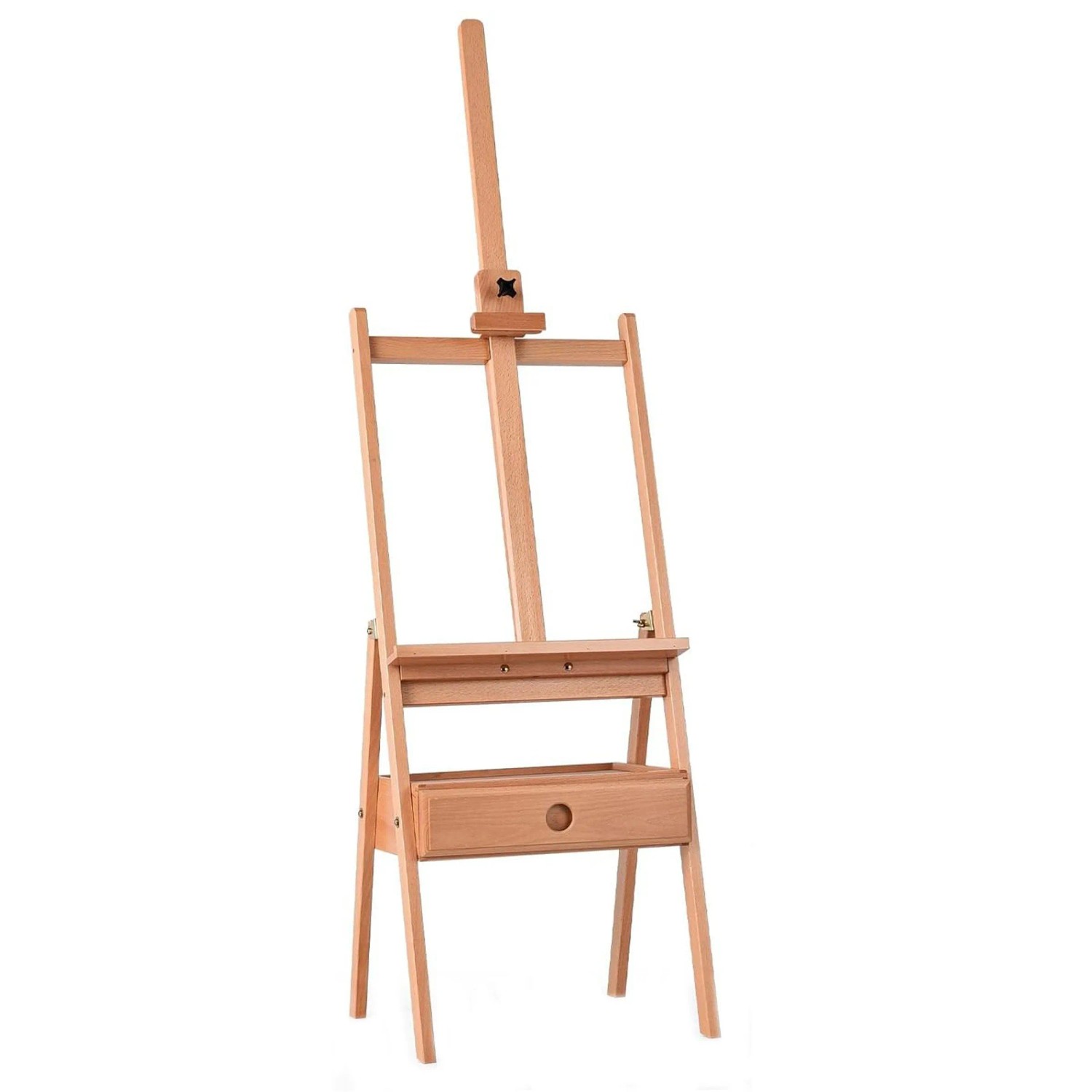 Costway Leinwand Ständer mit Ablage und Schublade 194,5 cm