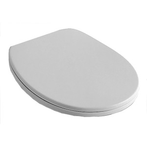 Villeroy & Boch WC-Sitz Omnia Classic in Alpinweiß, Duroplast mit Edelstahlscharnieren.