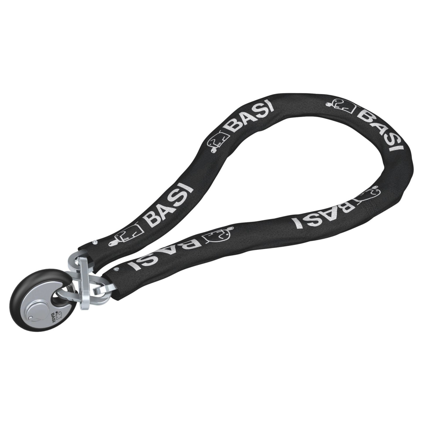 Basi Kettenschloss ZR 323 Ummantelte Stahlkette RVS 610W 70 mm Vorhangschlo günstig online kaufen