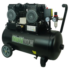 TRUTZHOLM Premium Brushless Silent Flüsterkompressor 50L 1800W 62dB 8 Bar