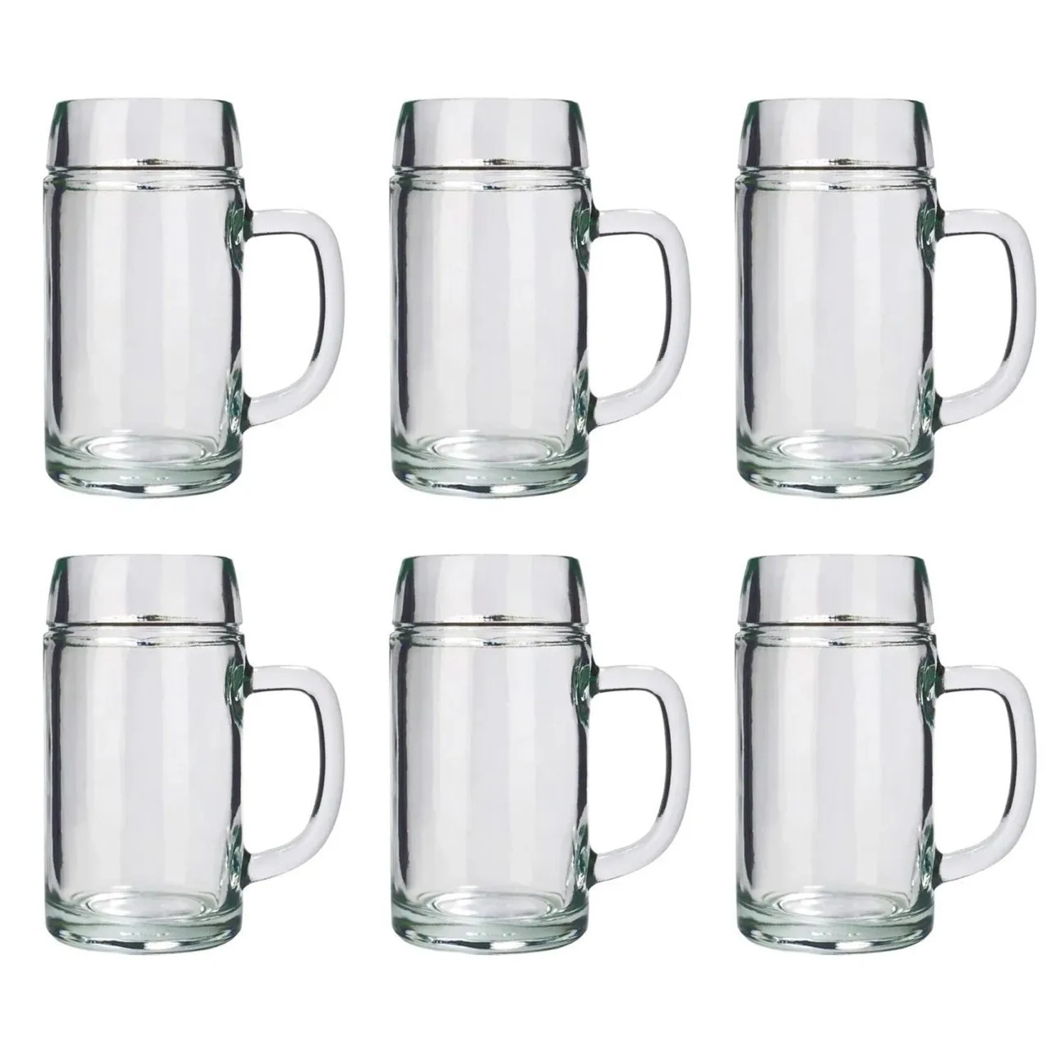 Ich-Zapfe Bierglas Set Styria 6er 1 Liter Klar Glas
