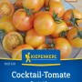 Kiepenkerl Cocktail-Tomate Tropical Sun: Gelb-orange Tomaten, ideal für Garten und Gewächshaus.