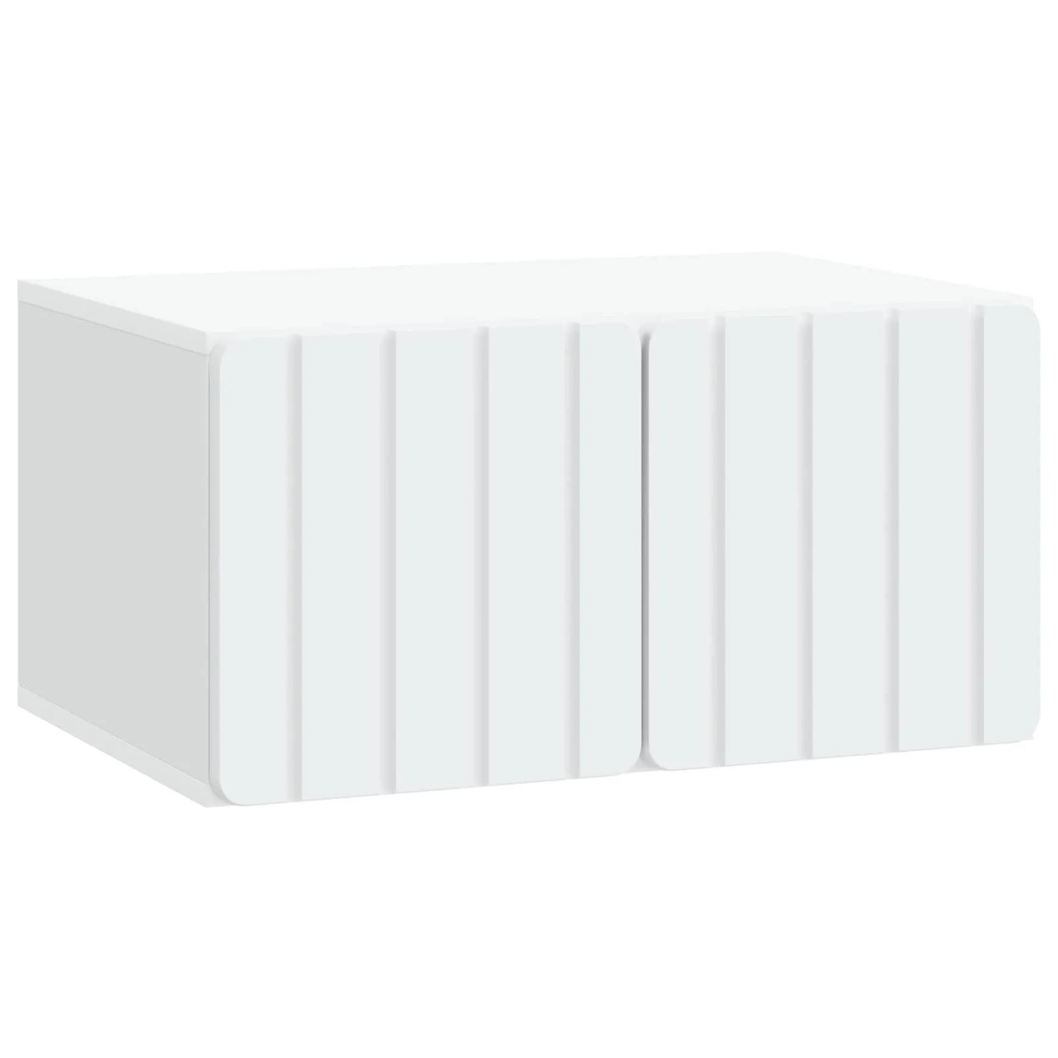 vidaXL Wandmontierter TV-Schrank Weiß 59,5 x 41 x 30 cm Holzwerkstoff 898335