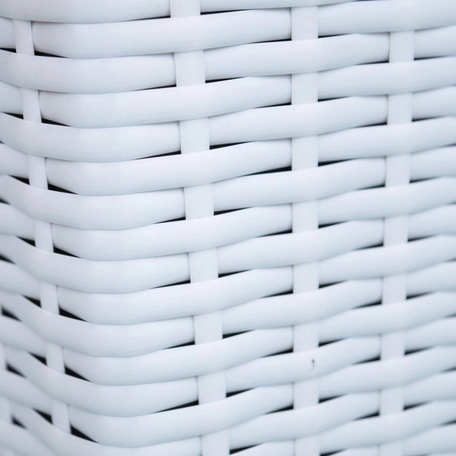 Elegant Einrichten Pflanzkübel Quadratisch-Konisch Polyrattan 34x34x31cm We günstig online kaufen