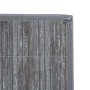 Graues Bambus Tischset, 6er-Set, rutschfest, 45x30 cm, für den Esstisch.