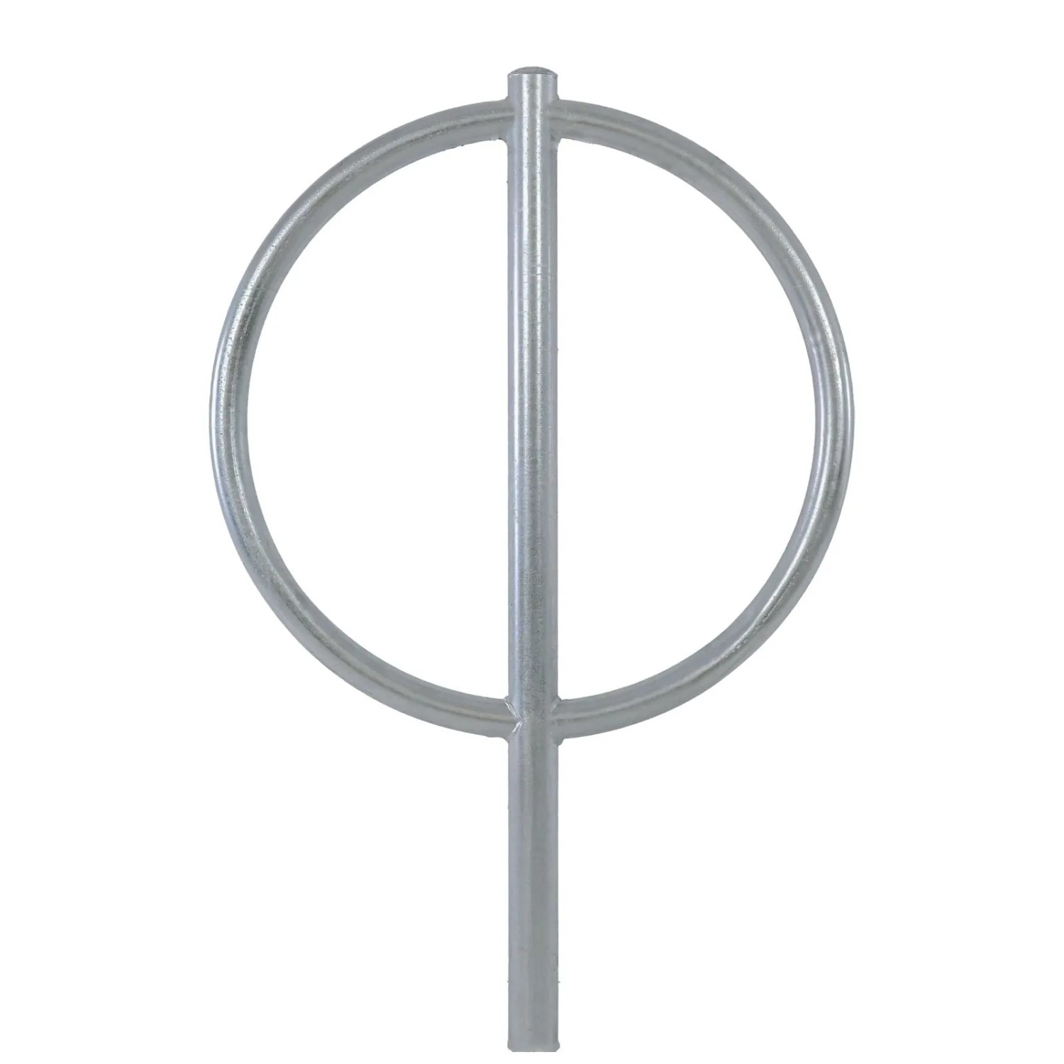 TRUTZHOLM Fahrradanlehnbügel 115x76cm Stahl Feuerverzinkt Durchmesser 60mm Typ O Grau