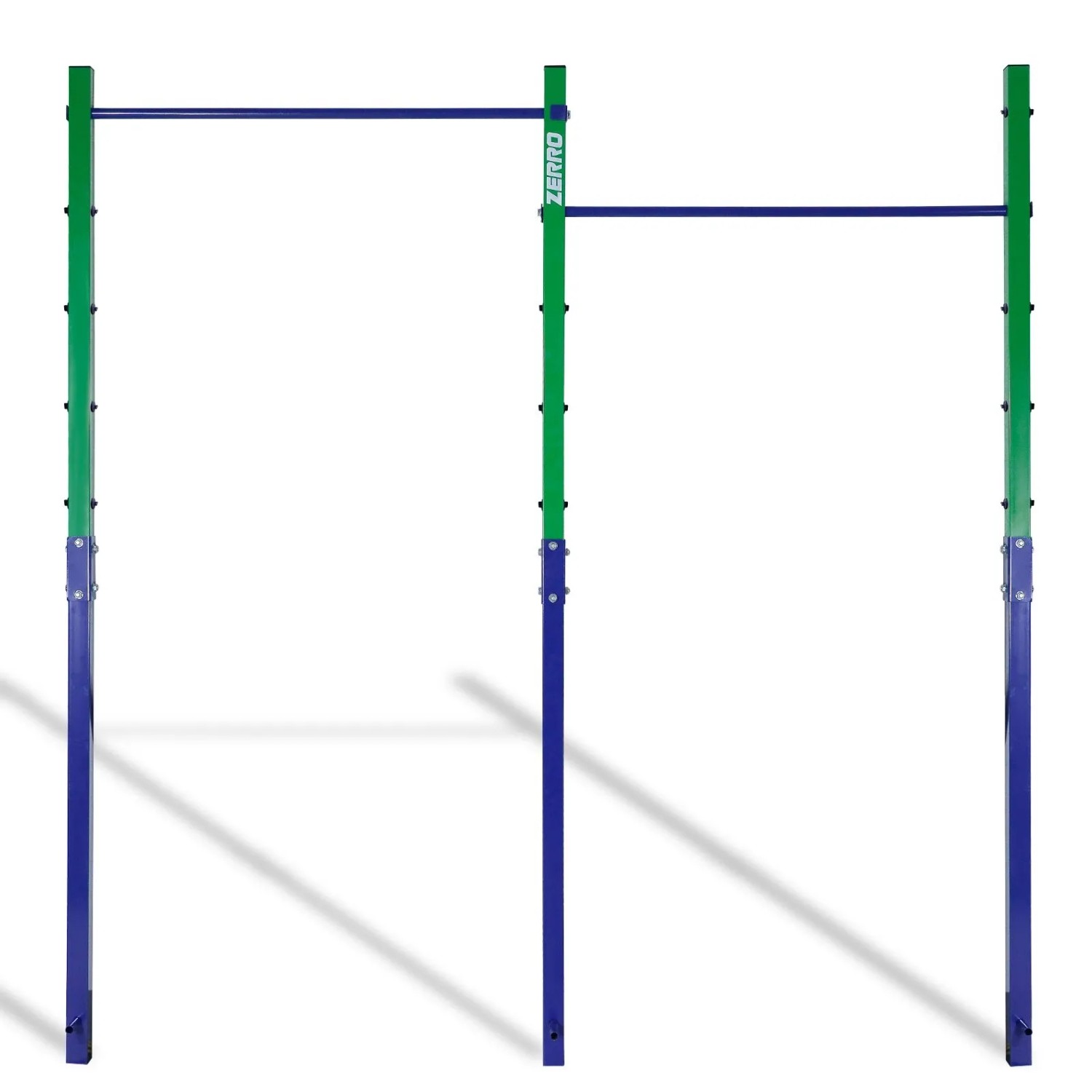 CCLIFE Reckstange Outdoor Turnreck Bis 150kg Höhenverstellbar Doppelte Grün Blau