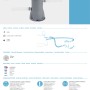 Bestway 800 gal Pool Filterpumpe für sauberes Poolwasser. Kartuschenfilter mit einfacher Installation.