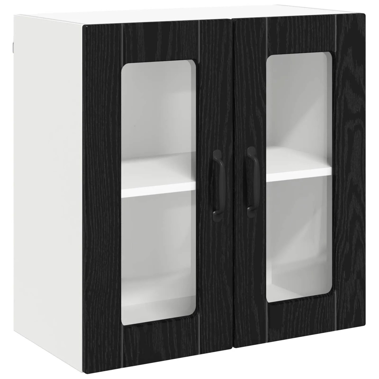 vidaXL Küchenschrank mit Speicher Lucca Schwarze Eiche 60 x 31 x 60 cm 8003823