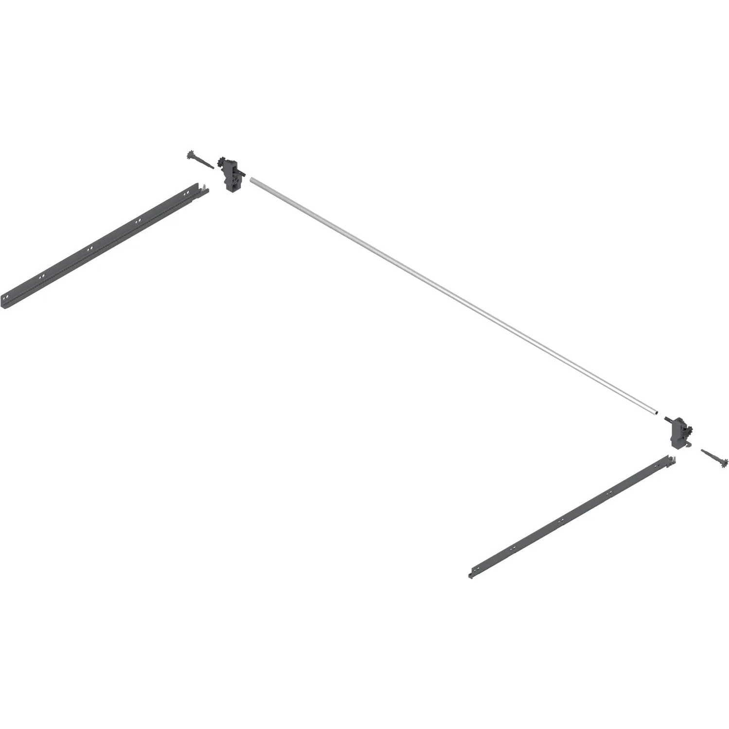 Blum SeitenstaBilisierung Tandembox antaro nach oben gebaut Nennlänge 550 mm