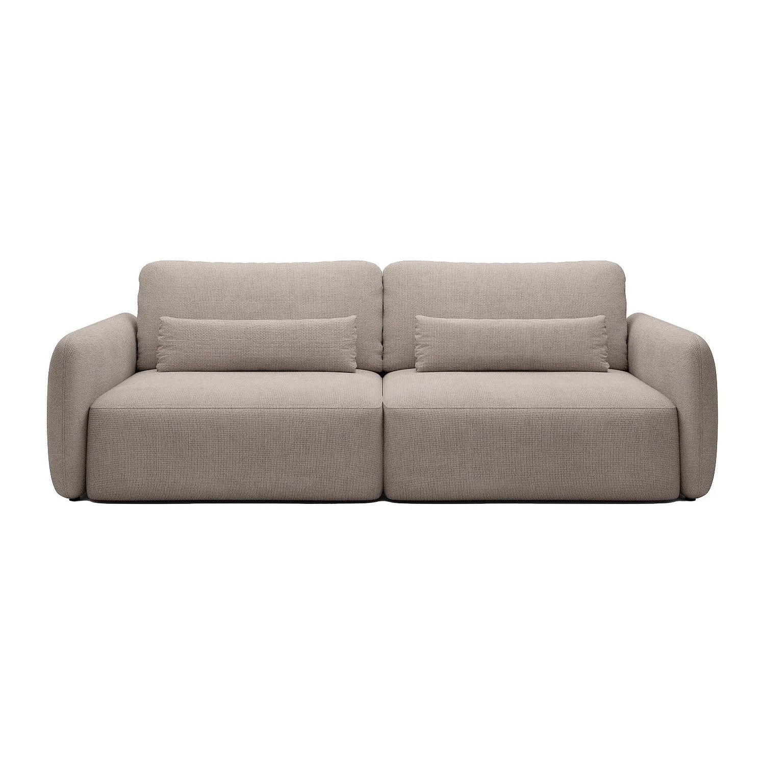 Vente-unique Schlafsofa Vopoza Taupe 238 cm