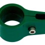 Grüner Einfachverbinder, 34 mm, für Zaunbau: Robuster Kunststoffverbinder mit Schraube zur einfachen Montage.