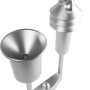 Homematic IP Wettersensor plus, silber, mit Regenmesser, Windrad und Sensoren für Temperatur, Luftfeuchtigkeit.